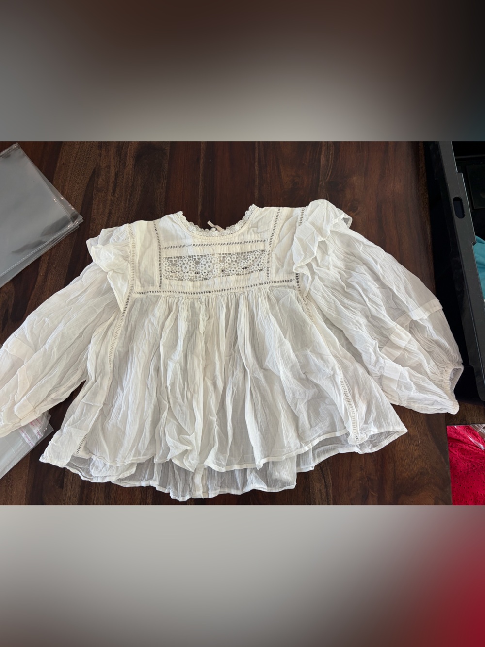 Free people XS loose boho top